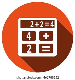 calculator Icon, vector, icon flat