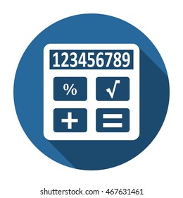 calculator Icon, vector, icon flat