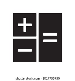 Calculator icon, vector, flat design