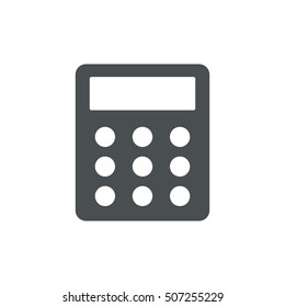 Calculator Icon Vector flat design style