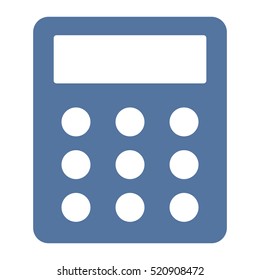 Calculator Icon Vector flat design style