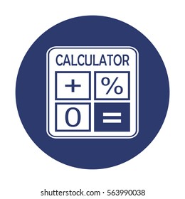 Calculator Icon Vector flat design style
