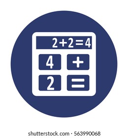 Calculator Icon Vector flat design style