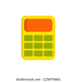 calculator icon vector flat style design