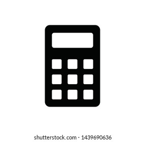 Calculator icon vector flat trendy