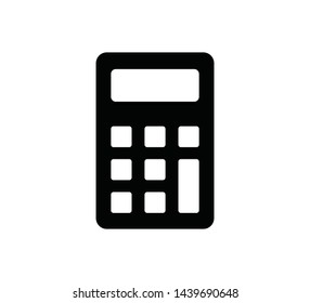 Calculator icon vector flat trendy