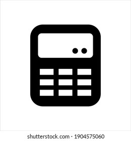Ilustración gráfica del vector de icono de cálculo
