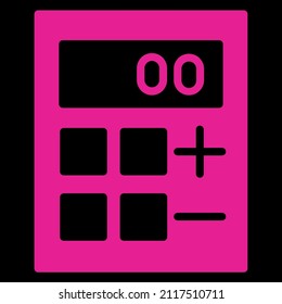 calculator icon vector graphic illustration