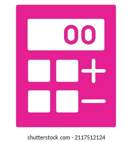 calculator icon vector graphic illustration