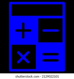 calculator icon vector graphic illustration