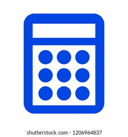 Calculator icon. Vector illustration