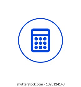 Calculator icon. Vector illustration
