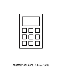 Calculator Icon Vector Illustration - Vector