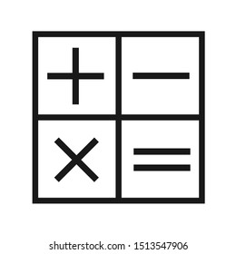 Calculator Icon, Calculator Icon Vector Illustration – Vector
