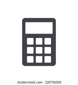calculator icon , vector illustration
