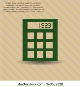 Calculator icon vector illustration