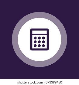 Calculator icon . Vector illustration