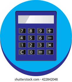 Calculator icon vector illustration