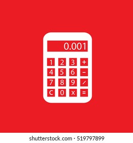 calculator Icon Vector Illustration