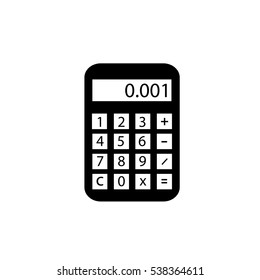 calculator Icon Vector Illustration