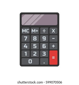 Calculator icon. Vector illustration