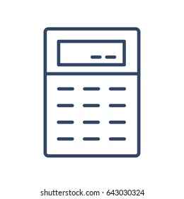 Calculator Icon Vector Illustration