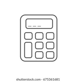Calculator Icon Vector Illustration