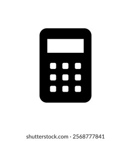 Calculator icon vector illustration. Accounting calculator sign and symbol.