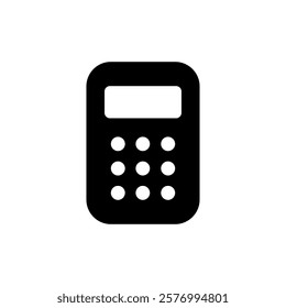 Calculator icon vector illustration. Accounting calculator sign and symbol.