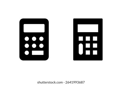 Calculator icon vector illustration. Accounting calculator sign and symbol.