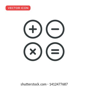 Calculator Icon Vector Illustration Design