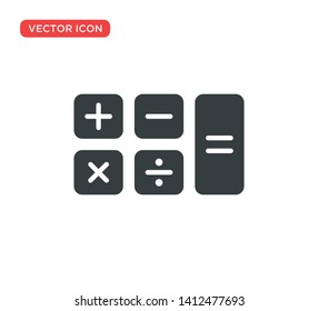 Calculator Icon Vector Illustration Design