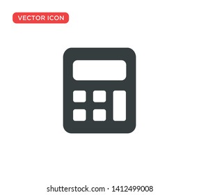 Calculator Icon Vector Illustration Design