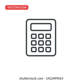 Calculator Icon Vector Illustration Design