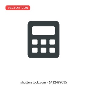 Calculator Icon Vector Illustration Design