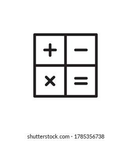 Calculator Icon Vector Illustration Design