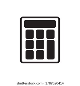 Calculator Icon Vector Illustration Design