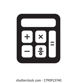 Diseño de la ilustración del vector del icono de cálculo