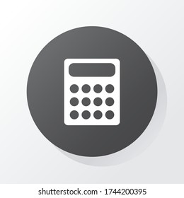 Calculator icon. Vector illustration EPS 10.