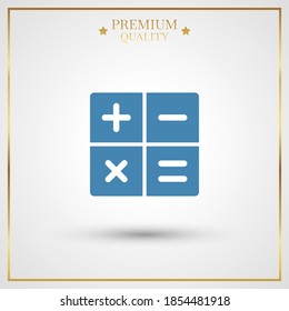 calculator icon. Vector illustration EPS 10.