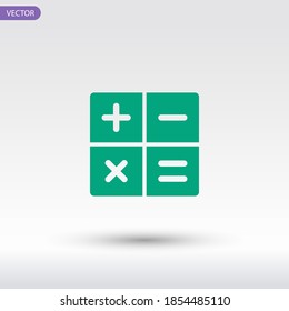 calculator icon. Vector illustration EPS 10.