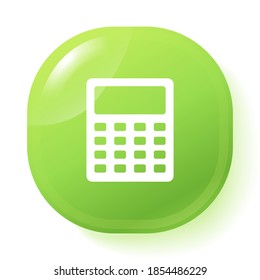 calculator icon. Vector illustration EPS 10.