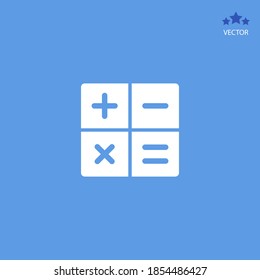 calculator icon. Vector illustration EPS 10.