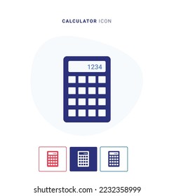 Calculator Icon, Vector illustration eps.