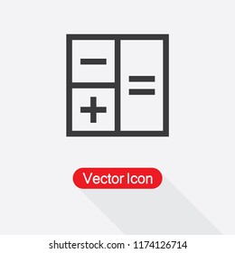 Calculator Icon Vector Illustration Eps10