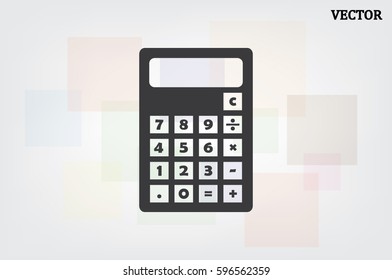 Calculator icon. Vector illustration eps10.