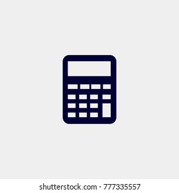 calculator icon, Vector illustration. finance. business icon