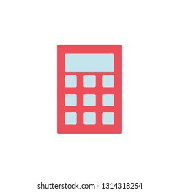 Calculator Icon Vector Illustration in Flat Style for Any Purpose