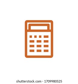 calculator icon vector illustration flat 