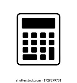 Calculator icon, vector illustration. Flat design style. vector calculator icon illustration isolated on white background, calculator icon Eps10. calculator icons graphic design vector symbols.